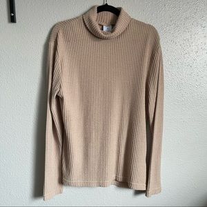 Urban Outfitters Ribbed Knit Long Sleeve Sweater Top Medium